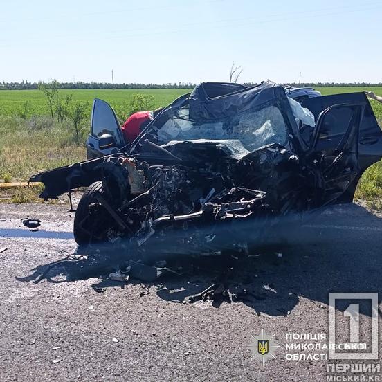 Смертельна ДТП на трасі «Дніпро-Кривий Ріг-Миколаїв»: кросовер BMW влетів у вантажівку MAN