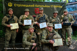 У 17-й окремій танковій Криворізькій бригаді імені Костянтина Пестушка відбулося урочисте нагородження військовослужбовців піхотних підрозділів