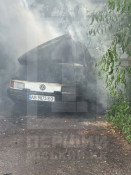 У Кривому Розі горів автомобіль Volkswagen Passat