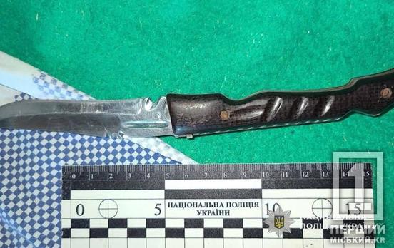 Ударив ножем у спину: у Тернівському районі затримали криворіжця за напад на господаря квартири