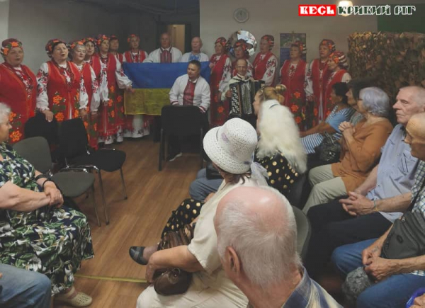 Ветеранів-ювілярів вітали в укритті на ПівнГЗК в Кривому Розі