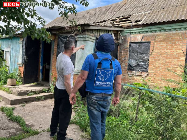 Вдруге пошкодив будинок обстріл Мар’янського Криворізького району