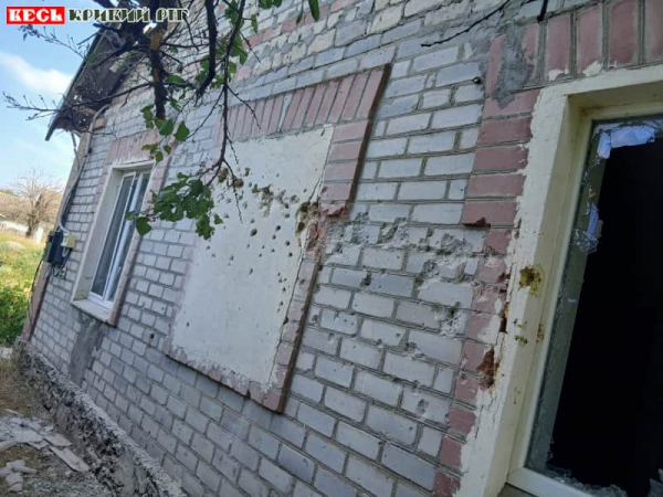 Приватний будинок постраждав від удару БПЛА в Зеленодольській громаді Криворізького району