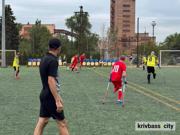 Вперше у Кривому Розі: в рамках змагань Veterans Family Games відбувся турнір з ампфутболу