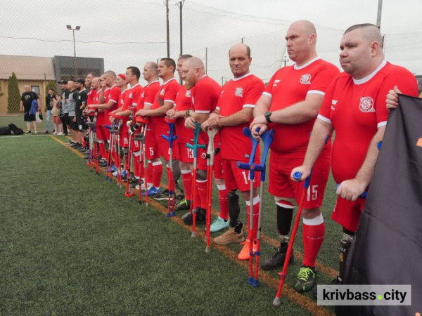 Вперше у Кривому Розі: в рамках змагань Veterans Family Games відбувся турнір з ампфутболу