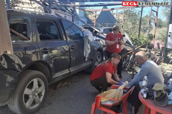 Постраждалим в Радушному допомогу надав Червоний Хрест Кривий Ріг