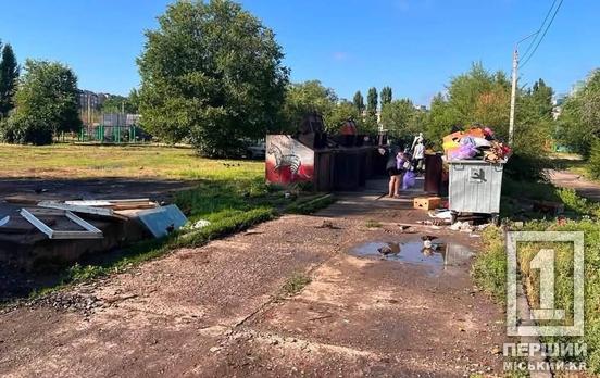 Меблі та відходи повз баки: у Кривому Розі утворюються стихійні звалища