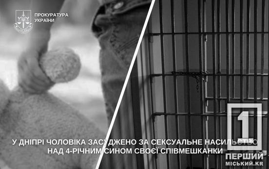 Наруга над 4-річним хлопчиком у Дніпрі: кривдник отримав 7 років тюрми