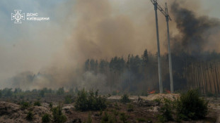 Пожежі в Чорнобильській зоні: ліквідовано загоряння на 130 га, роботи тривають ще на трьох осередках
