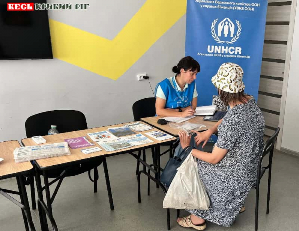 Переселенцям в Зеленодольську допомагали волонтери Проліска Кривий Ріг