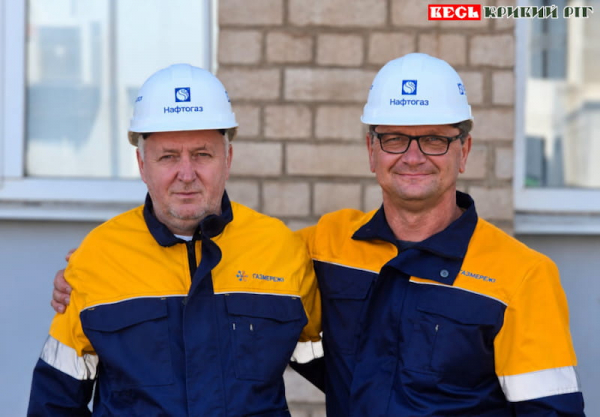Олександр Матвієнко та Євгеній Камінський з Криворізької філії Газмереж