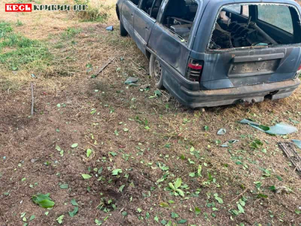 Автівку пошкодив дрон у Мар&rsquo;янському Криворізького району