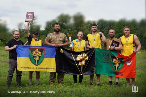 Сила, витривалість і командний дух: бійці 17-ї ОВМБр з Кривого Рогу стали переможцями військових змагань
