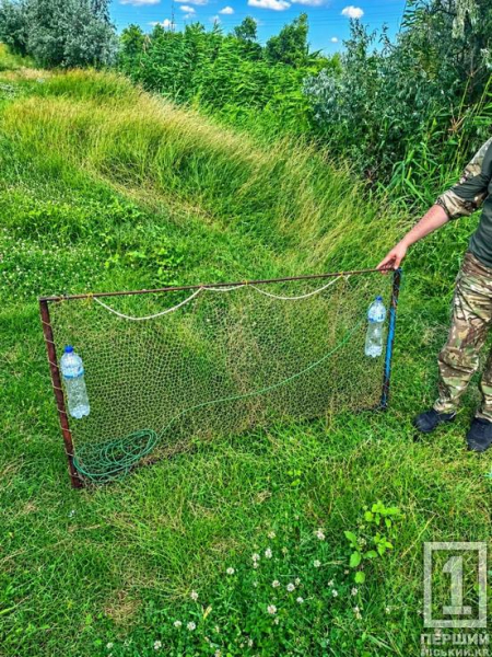 Сітка замість вудок: на Саксагані спіймали браконьєрів, що назбиткували на понад 173 тис грн