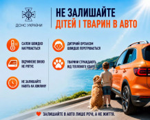 Спека та авто: мешканців Кривого Рогу закликають не залишати дітей і тварин у салонах