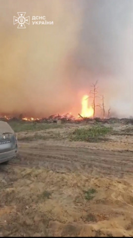 У Чорнобильській зоні відчуження зʼявився вогняний смерч