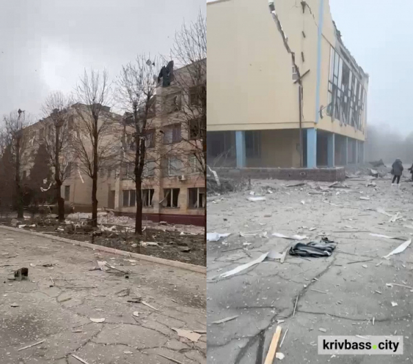 У Кривому Розі відновлюють будівлю авіаколеджу зруйновану російськими ракетами: подробиці