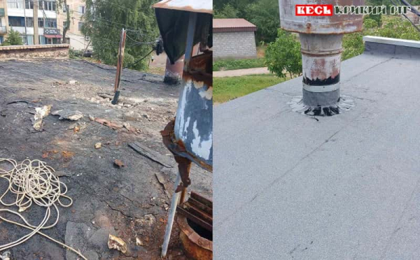 Ремонт даху проведено в Нивотрудівській насосній в Криворізькому районі