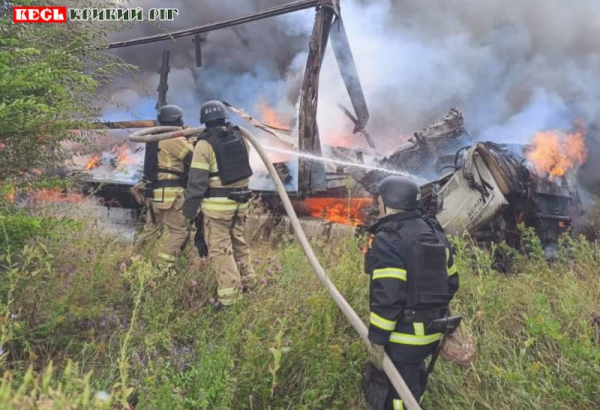 Фуру атакував шахед в Софіївській громаді Криворізького району