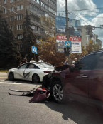 Зіткнення на перехресті в центрі Кривого Рогу