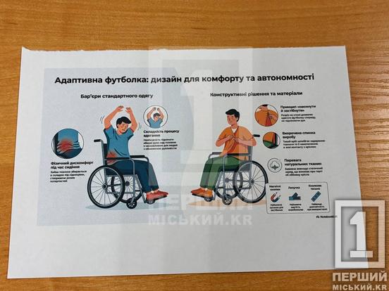 Зручно та стильно: у Кривому Розі освітян навчали шити адаптивний одяг для людей з інвалідністю та поранених військових