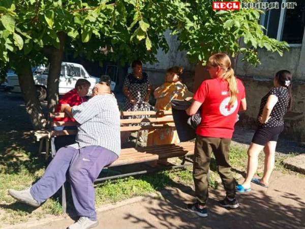 Постраждалим в Широкому допомогу надали волонтери Червоного Хреста Кривий Ріг