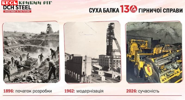 130 років криворізькому руднику Суха Балка