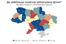 На Дніпропетровщині 95 тисяч підприємців мають податкові борги на 1,17 млрд грн