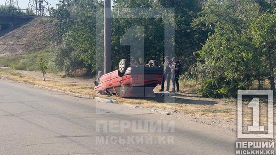 Перекинувся та врізався у стовп: на вулиці Романа Рибалки після ДТП не знайшли водія