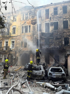 Росіяни атакували Одесу: шестеро людей постраждали Росіяни атакували Одесу: шестеро людей постраждали