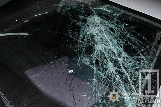 Трощив авто палицею та жбурляв цеглу: у Кривому Розі нетверезий нападник кинувся на поліцейських