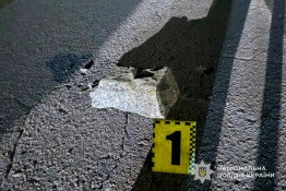 У Кривому Розі чоловік з палицею напав на поліцейських і розбив службове авто
