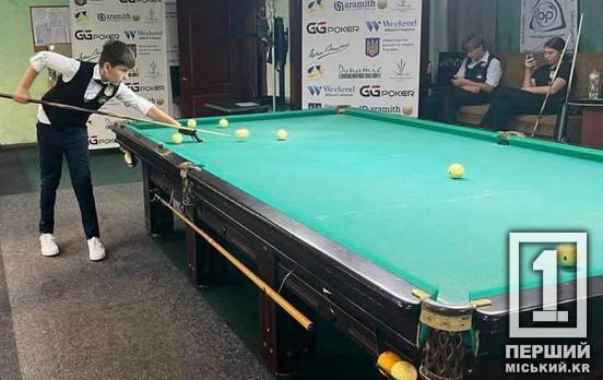 Криворізький шестикласник Микита Храмов виборов «срібло» на обласному чемпіонаті з більярду