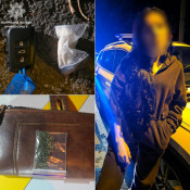 Нервували перед патрульними: у двох криворіжців знайшли наркотики
