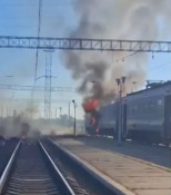 Російські окупанти завдали удару по пасажирському поїзду Дніпро - Запоріжжя