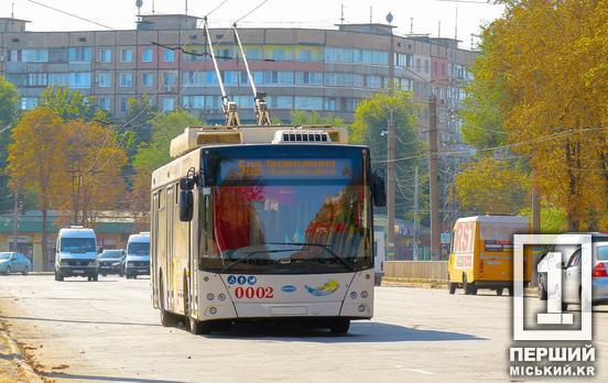 У Кривому Розі на кілька годин змінять рух чотирьох популярних тролейбусів: нова схема та розклад підмінного автобуса