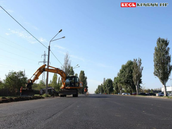 Ремонт об’їзної дороги триває у Кривому Розі