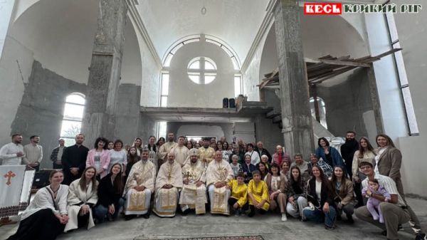 Храм святих Володимира і Ольги почав богослужіння у Кривому Розі