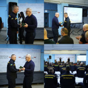 У Кривому Розі з нагоди Дня рятівника відзначили працівників аварійно-рятувальних служб та пожежної охорони