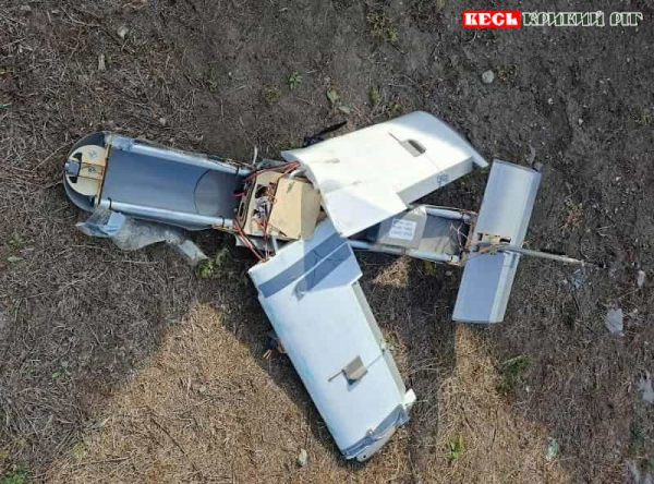 Уламки ворожого БПЛА в Мар&rsquo;янському Криворізького району