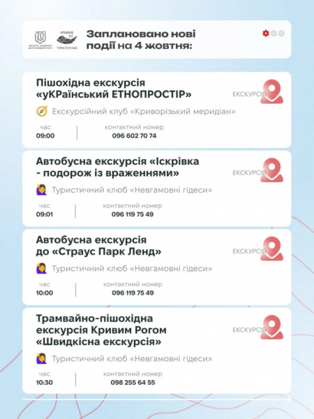 Як провести вихідні у Кривому Розі: добірка подій на 3–4 жовтня