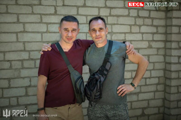 Електрик та Єгерь з Криворізького штурмового полку