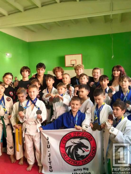 Криворізький клуб «Dragon» посів перше командне місце на чемпіонаті області з джиу-джитсу