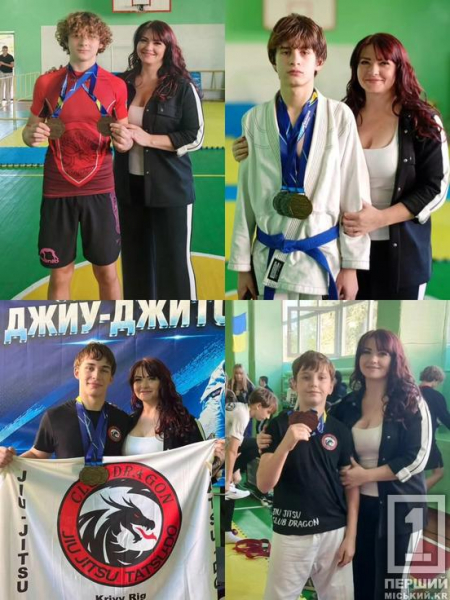 Криворізький клуб «Dragon» посів перше командне місце на чемпіонаті області з джиу-джитсу