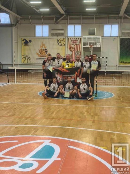 Криворізький ветеран Валерій Кропова став срібним призером Чемпіонату України з волейболу сидячи