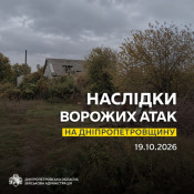 На Дніпропетровщині внаслідок російських обстрілів загинули  двоє людей,  десятеро дістали поранень