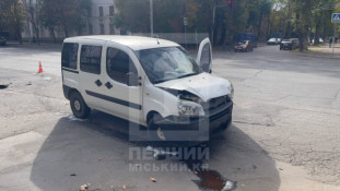 На перехресті поблизу 96-го кварталу не розминулися дві автівки: Skoda та Fiat