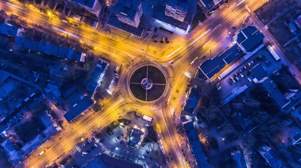95th districk in Krivoy Rog, Ukraine, Drone shot