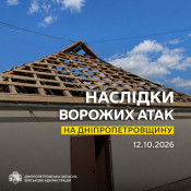 Понад 10 атак на три райони Дніпропетровщини