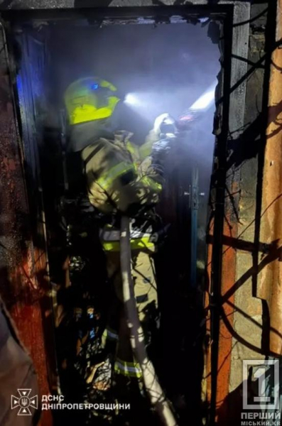 Смертельна пожежа у Кривому Розі: у палаючій літній кухні рятувальники виявили тіло 84-річного дідуся